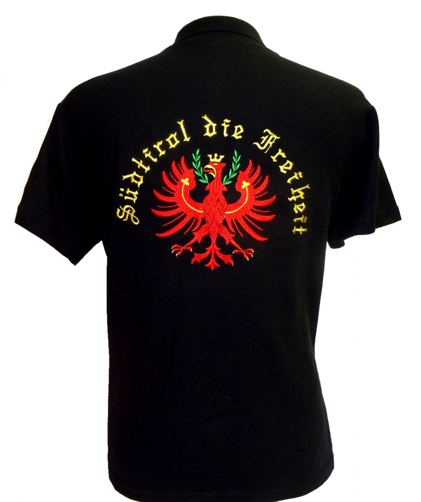 Bild 1 von Polo-Shirt<br>Südtirol die Freiheit   / (Größe) XXXL / (Farbe) schwarz