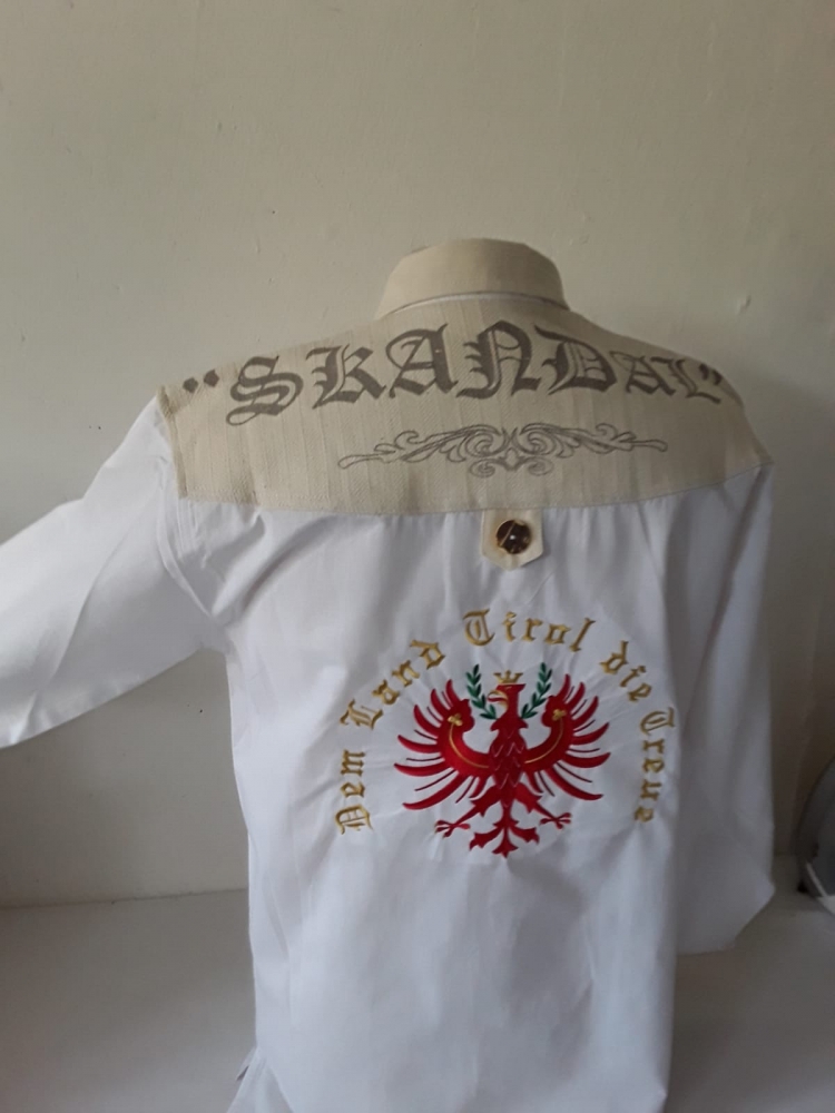 Bild 1 von Trachtenhemd *Zugspitz*<br>langarm<br>Dem Land Tirol die Treue  / (Größe) XXXL