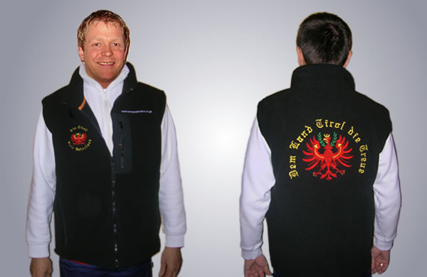 Bild 1 von Fleece-Gilet classic<br>mit Zippverschluß  / (Farbe) grau ( + 4,- &euro; ) / (Größe) XS