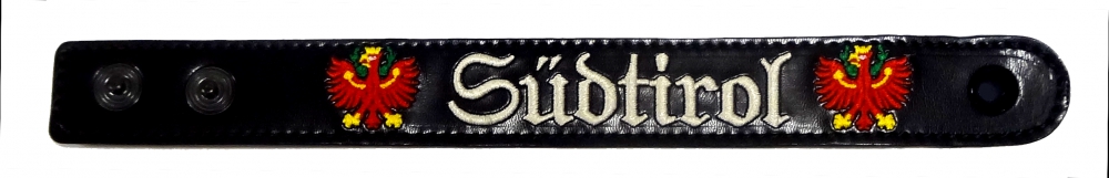 Bild 1 von Lederarmband<br>Südtirol  / (Ausführung) Kinder / (Verschluss) mit Druckknöpfe ( + 2,- &euro; )