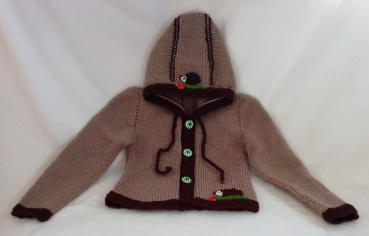 Bild 1 von Trachtenjacke<br>mit Kapuze für Kids  / (Größe) Größe 98 / 104 (+ 6,- &euro;)