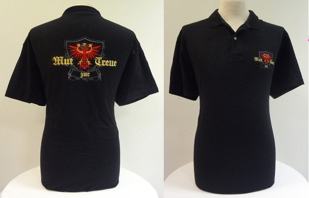 Bild 1 von Polo-Shirt<br>Mut zur Treue  / (Größe) S / (Farbe) weiss