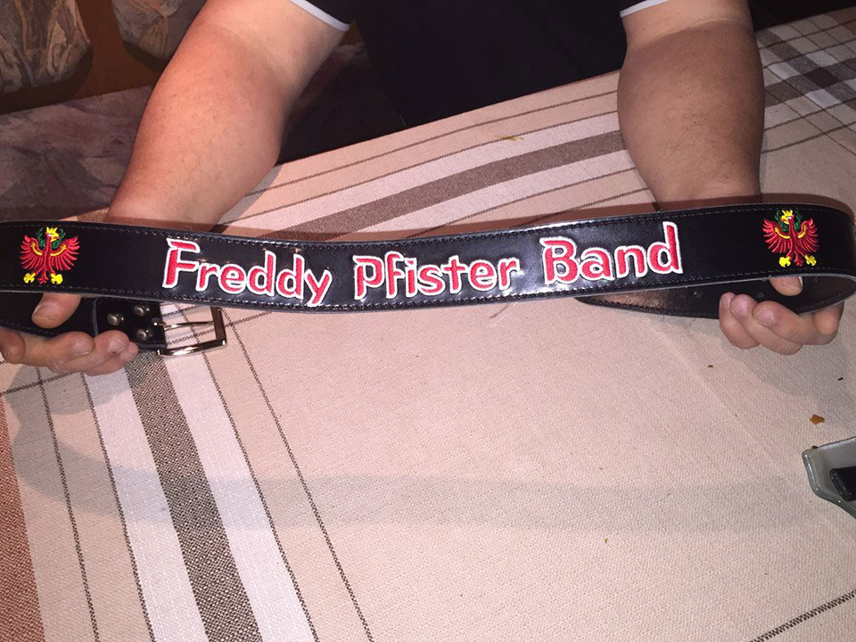 Bild 1 von Ledergürtel<br>Freddy Pfister Band<br>schwarz  / (Länge) 110 cm  / (Namensstick) ohne Namensstick