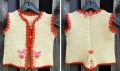 Bild 1 von Trachtenwesterl <br>für Kinder (beige-rot)  / (Größe) Größe 110 / 116 (+ 7,- &euro;)